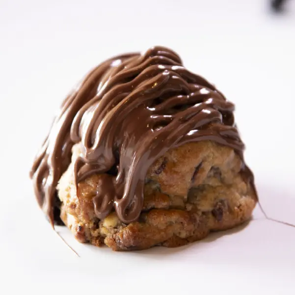 Brownie Cookie with chocolate chips, walnuts, and Nutella