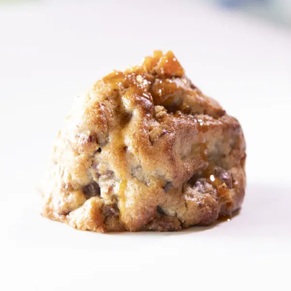 Caramel Pecan Cookie with chocolate chips, pecans, and caramel