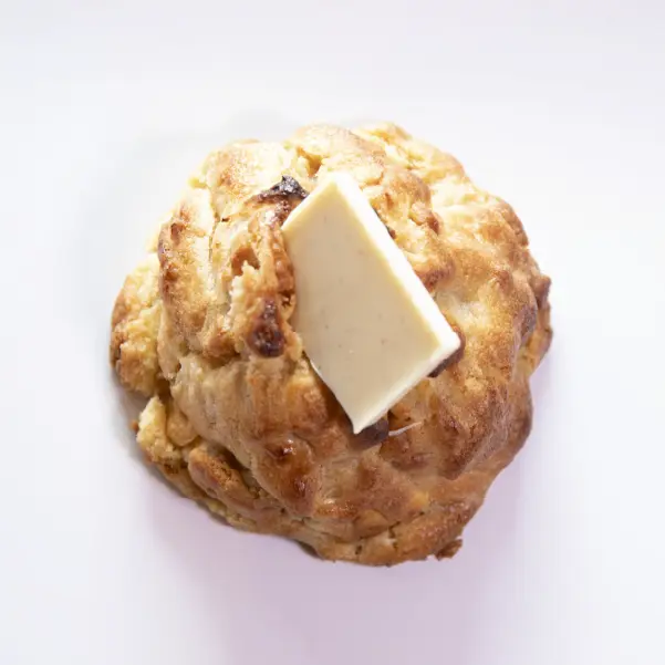 Key Lime Pie Cookie with lemon cream, lime zest, and white chocolate